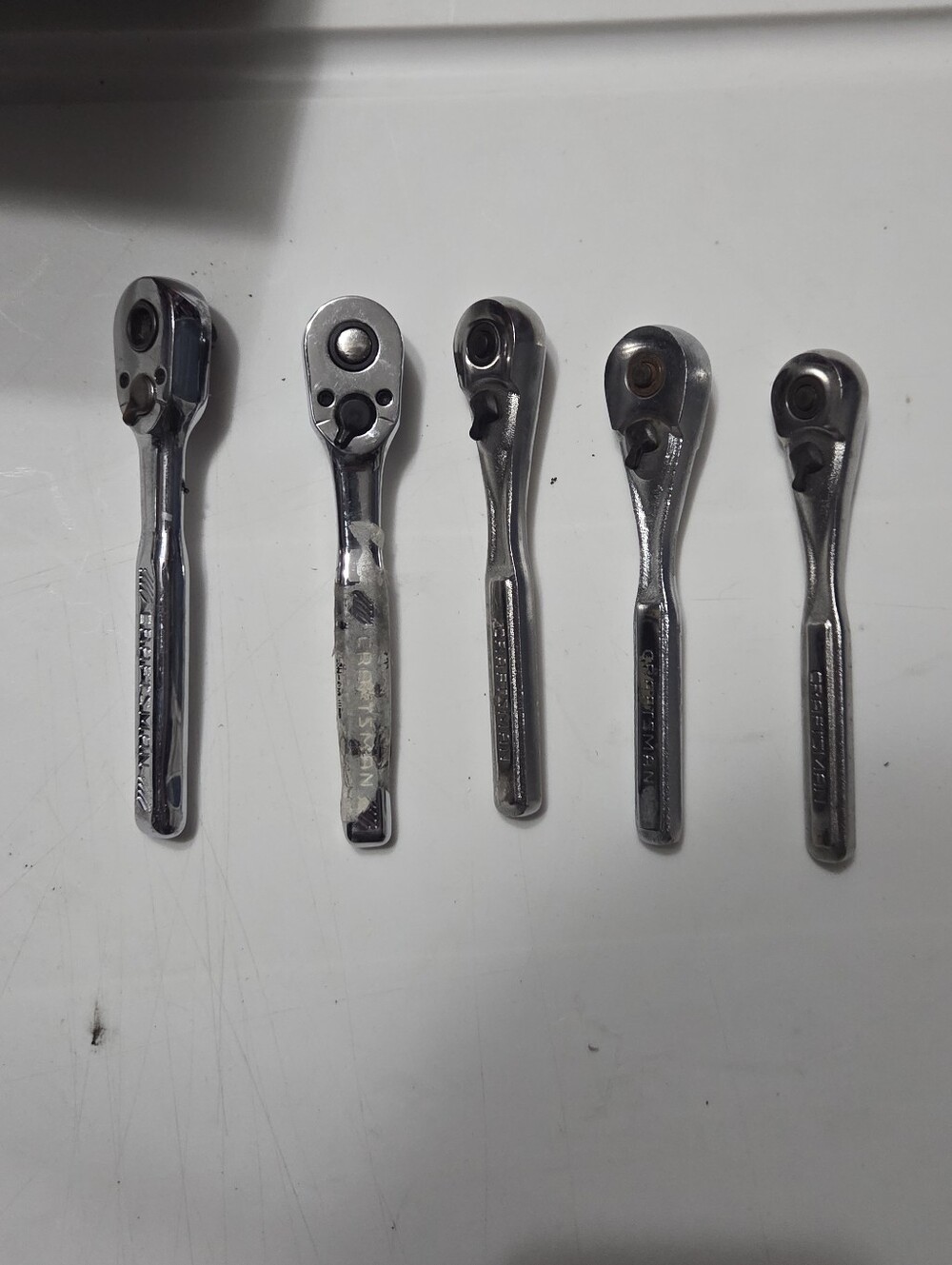 Vintage Craftsman Ratchet Lot Of 5